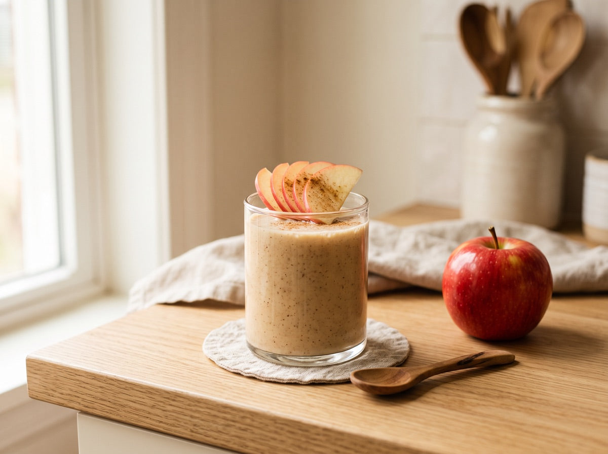 Caramel Apple Protein Smoothie