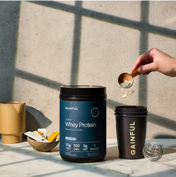 Gainful  Protein and Blender Bottle