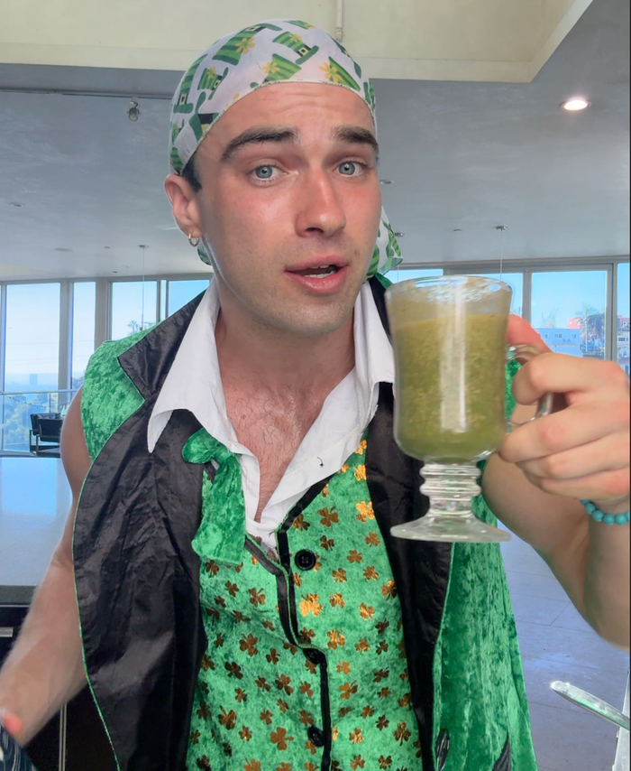 Gainful Shamrock Shake Recipe