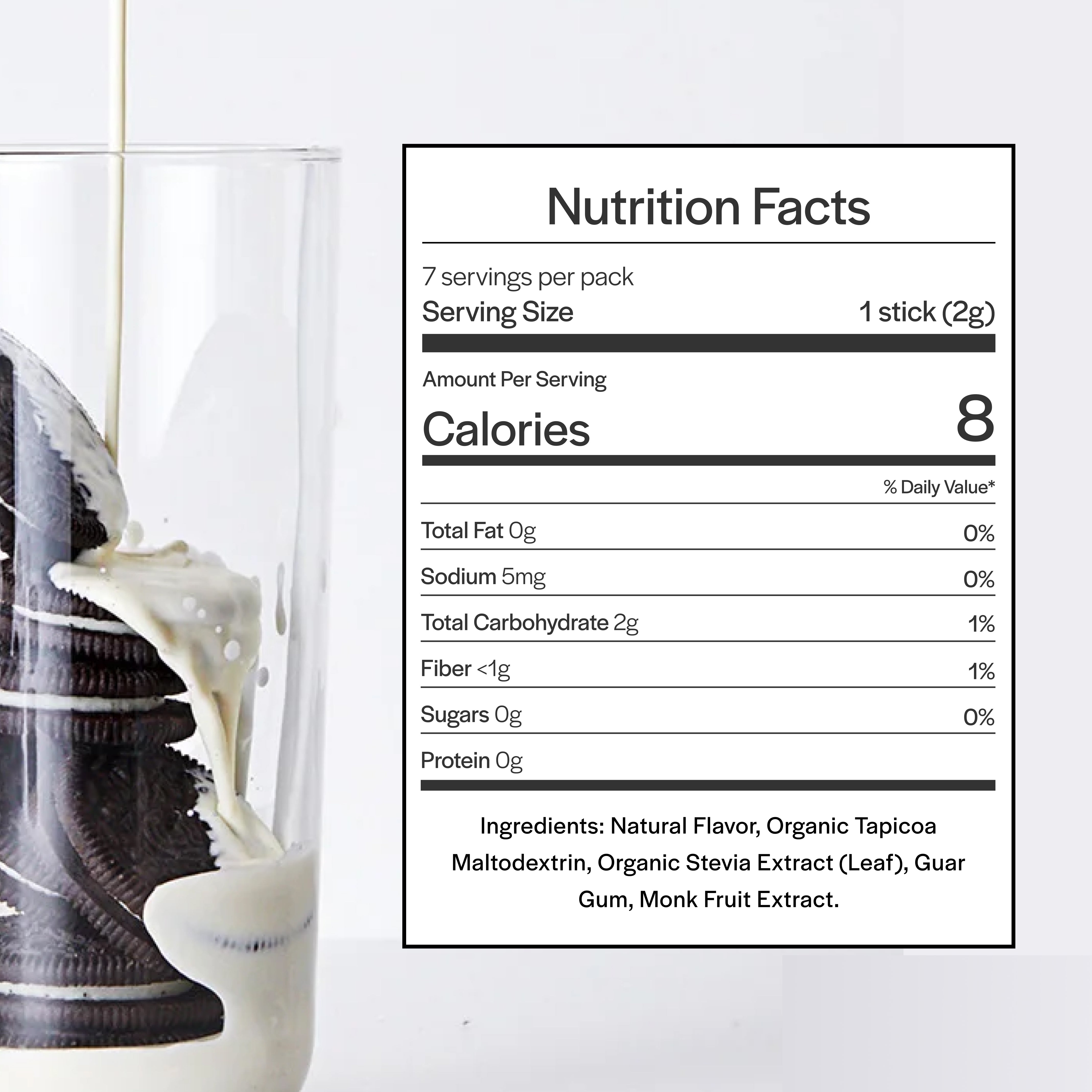 Cookies & Cream Flavor Packets