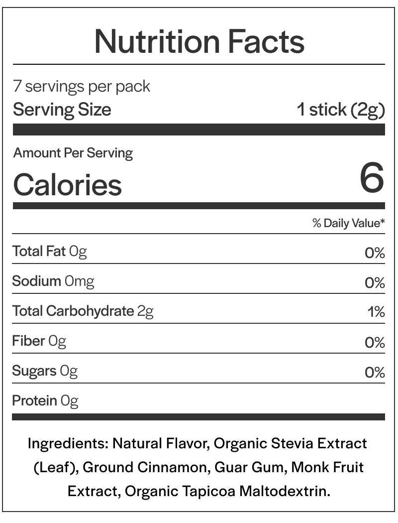 Cinnamon Toast Flavor Packets