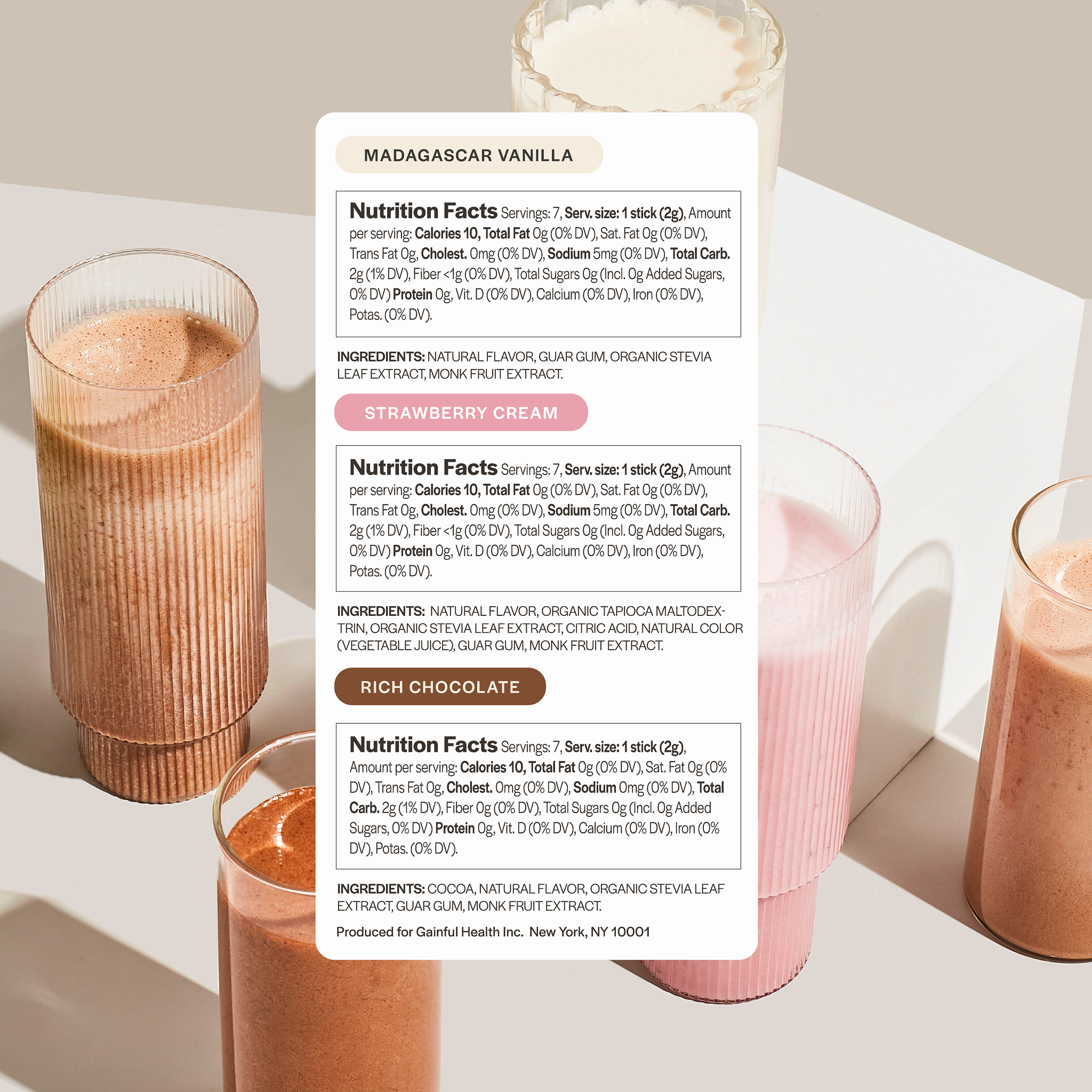 Neapolitan Variety Pack Flavor Packets