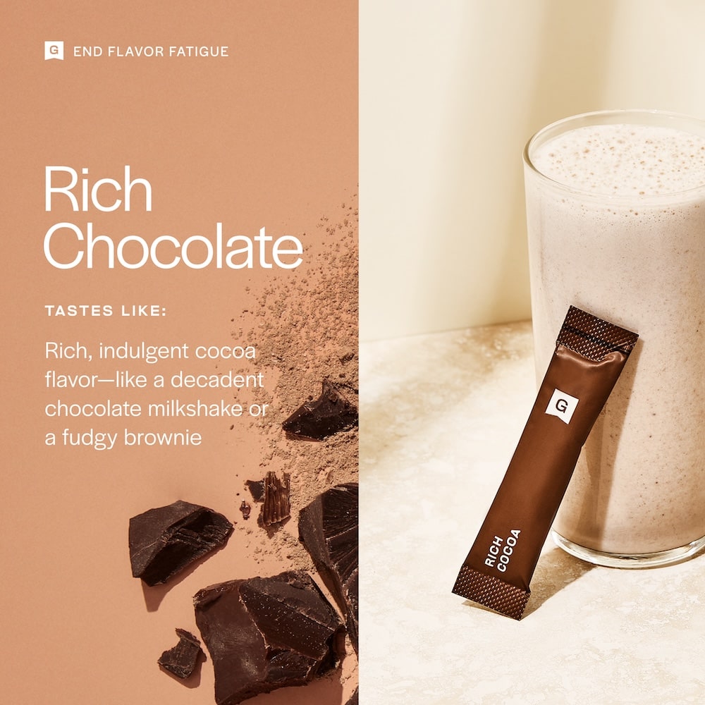 Rich Chocolate Flavor Packets