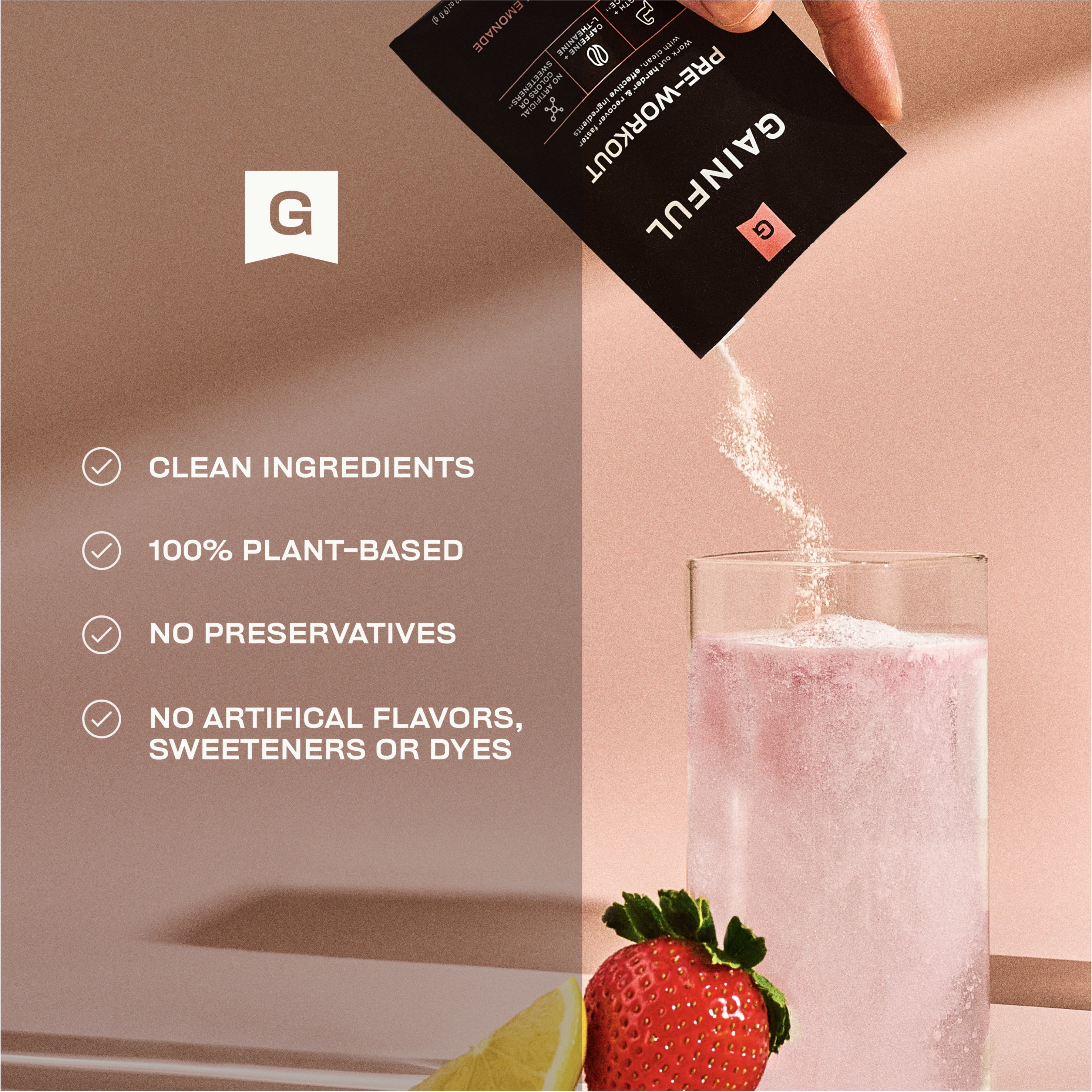 Caffeinated Pre-Workout - Strawberry Lemonade 10 Pack