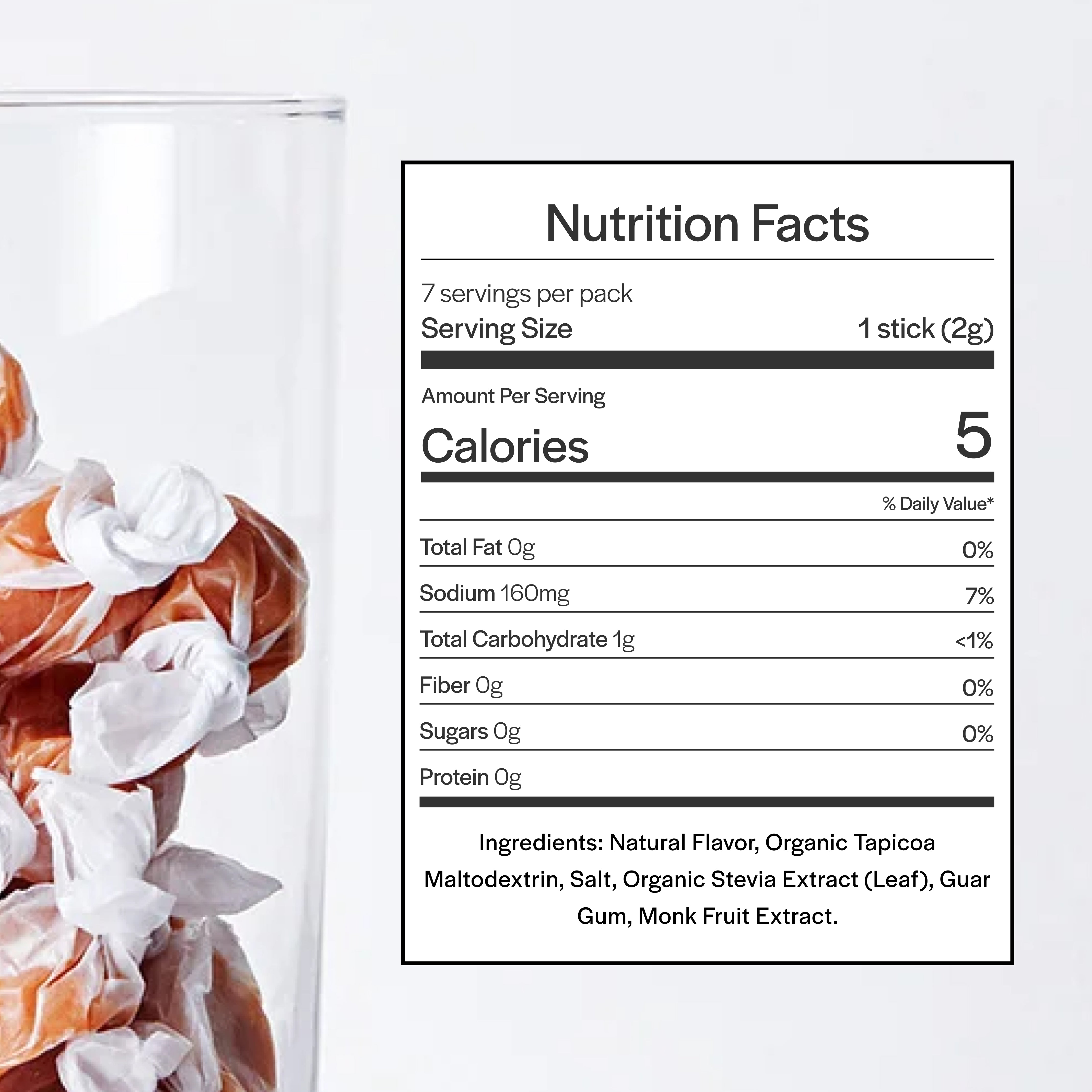 Sea Salt Caramel Flavor Packets