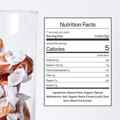 Sea Salt Caramel Flavor Packets