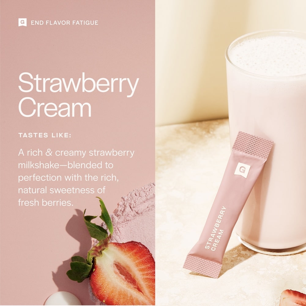 Strawberry Cream Flavor Packets