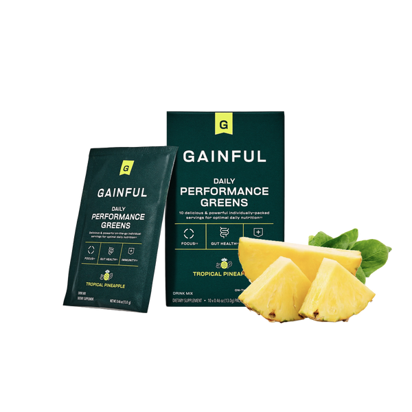 Daily Greens 10 Pack | Tropical Pineapple Greens Powder – Gainful