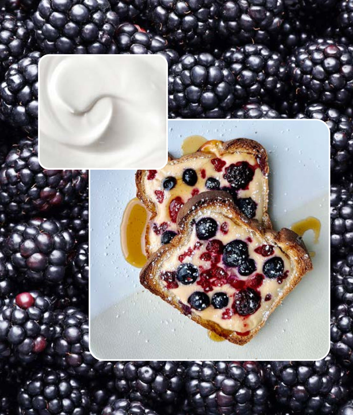 Berry Protein Yogurt Toasts