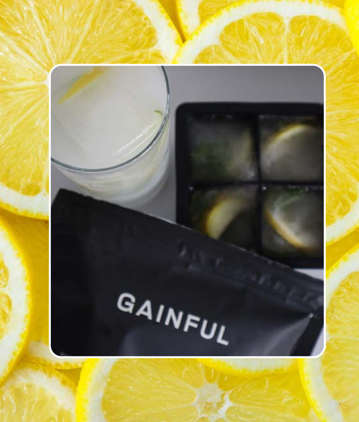 Lemon Lime Hydration Ice Cubes