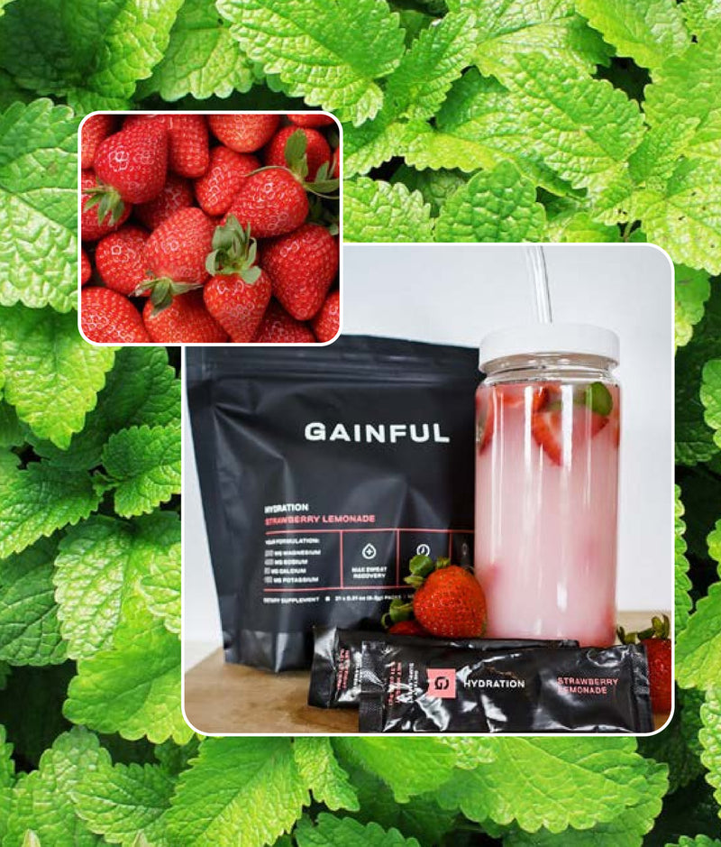 Strawberry Mint Hydration Mocktail
