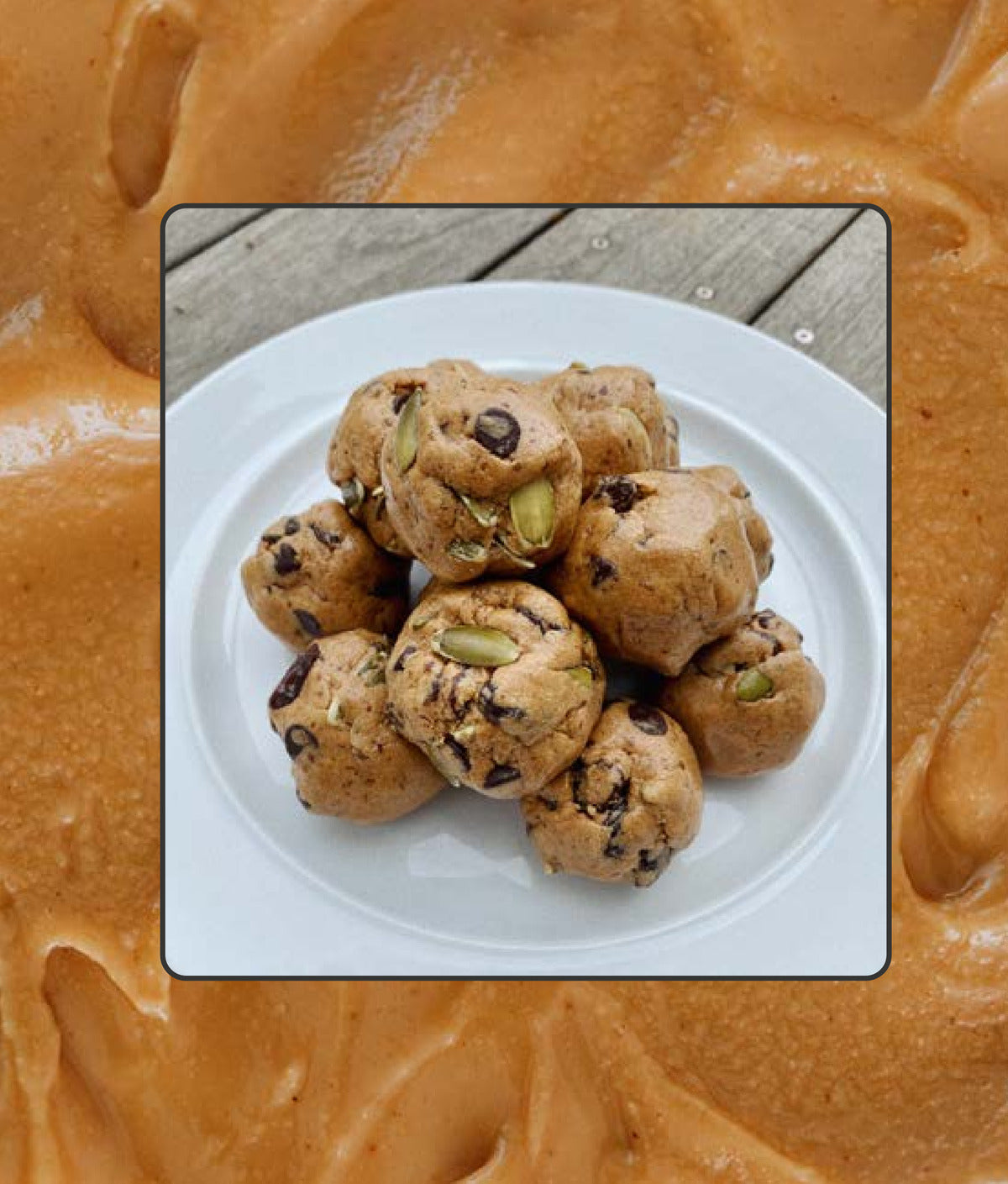 Trail Mix Cookie Dough Protein Balls