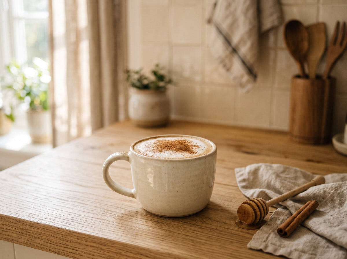 Honey Cinnamon Protein Latte