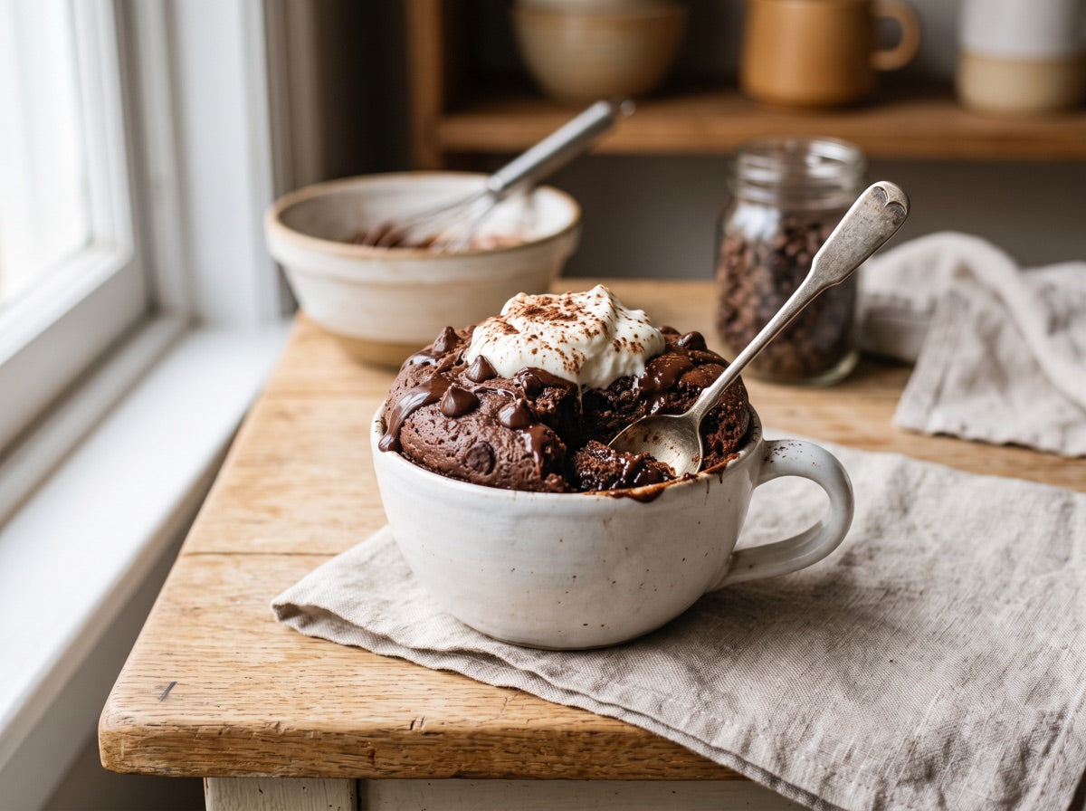 Mocha Protein Mug Cake